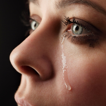 beauty girl cry